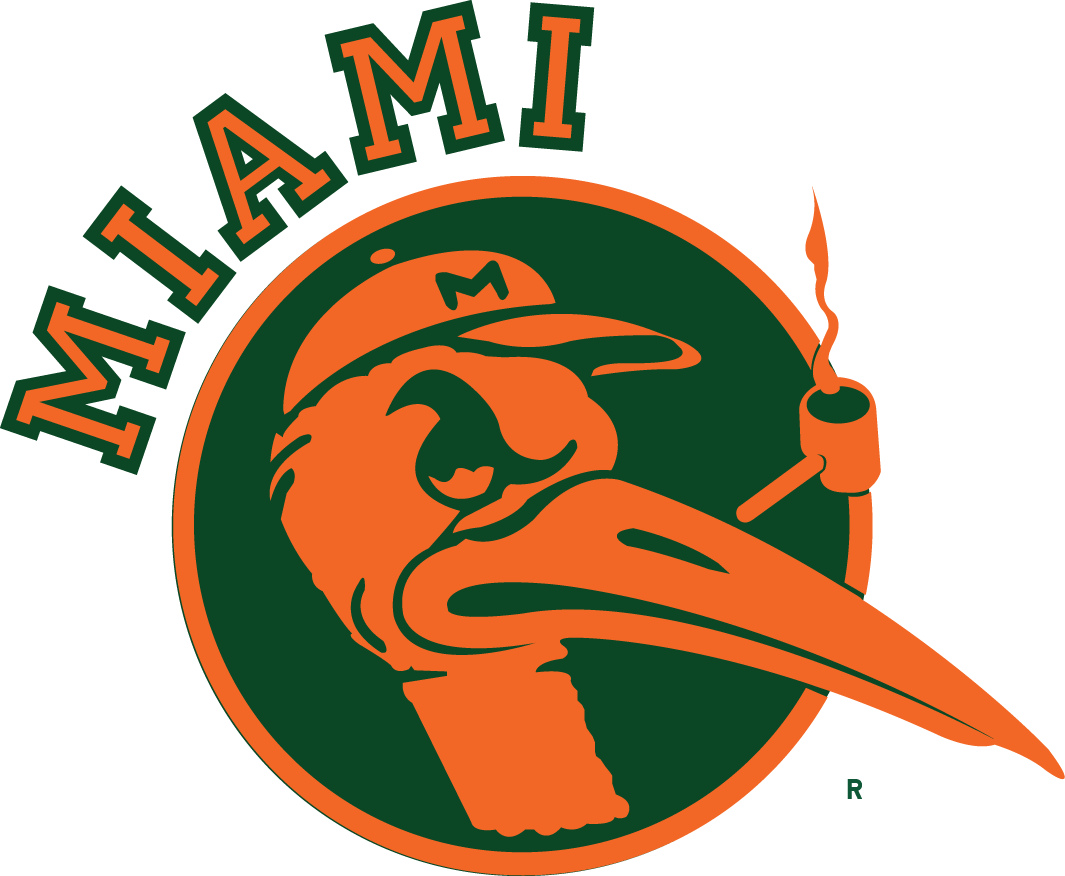 Miami Hurricanes 1949-1965 Alternate Logo diy DTF decal sticker